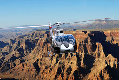Maverick Helicopter Soaring Over The Grand Canyon 3