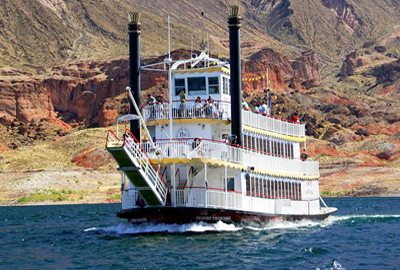 Desert Princess Paddle Wheel Boat On Lake Mead