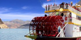 Desert Princess Lake Mead Riverboat Rear Paddle Wheel Steamboat elongated penny keepsake penny Squished Penny Nevada keepsake coin HT5864