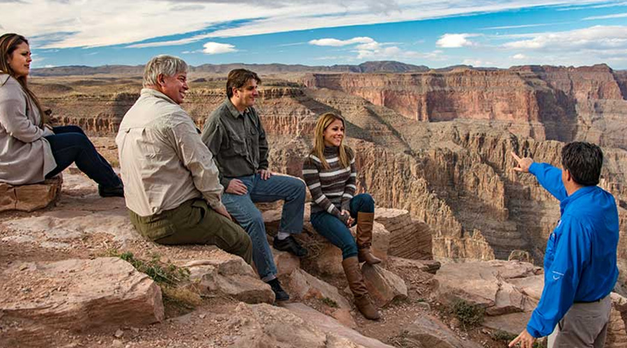 Guest at Grand Canyon West Plateau